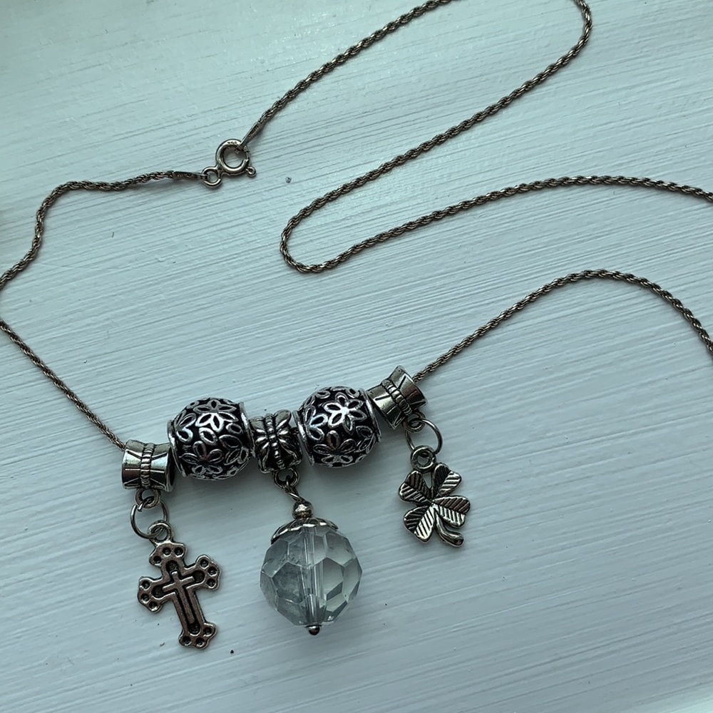 Sterling Silver Rope Chain with Pendant/Charms